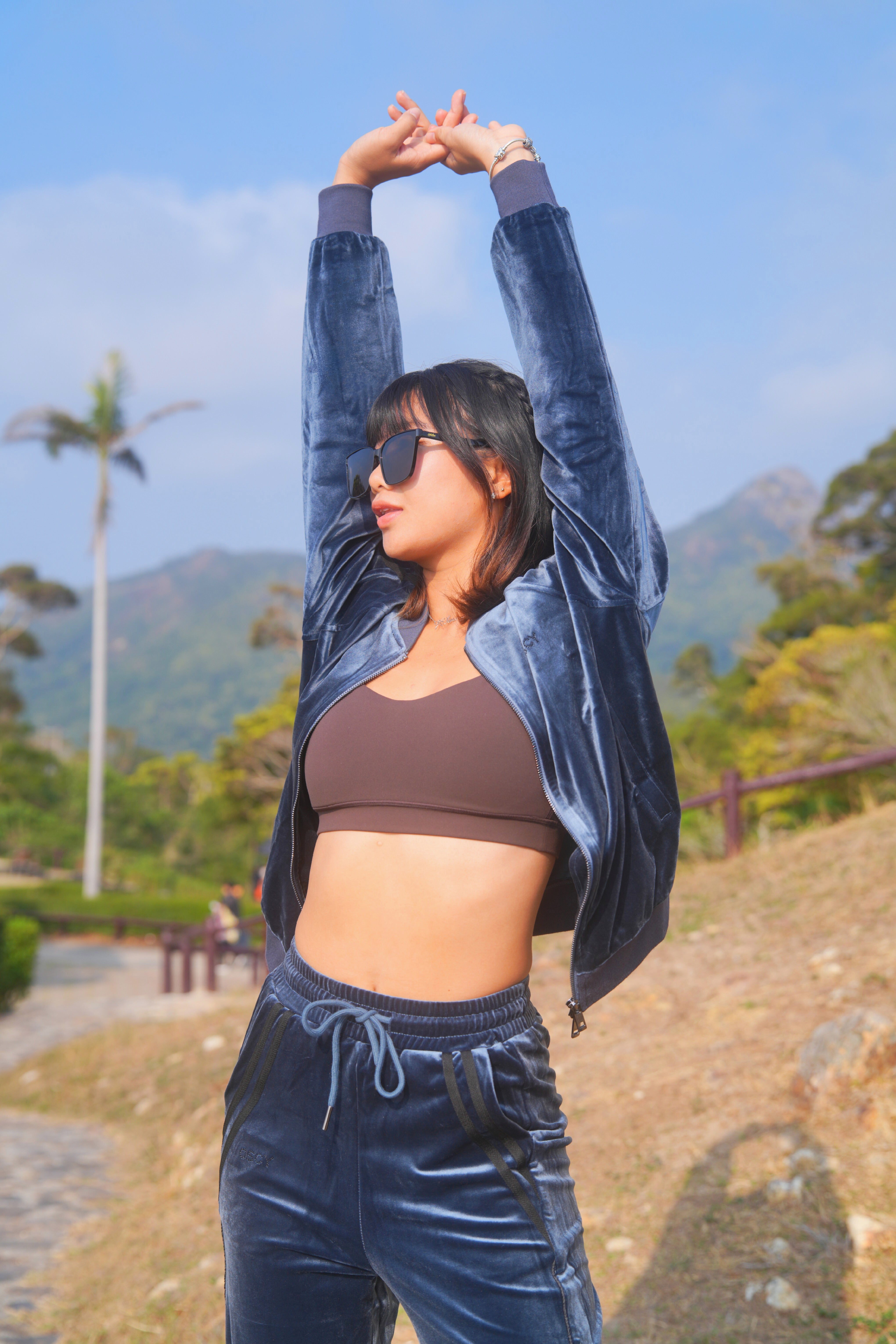 OSCY Velvet Luxe Blue Set