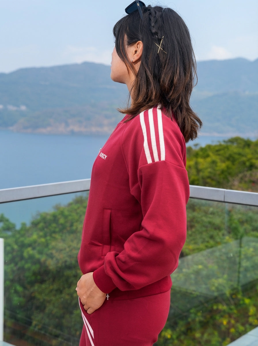 OSCY 3 Piece Comfort Set - Red Wine