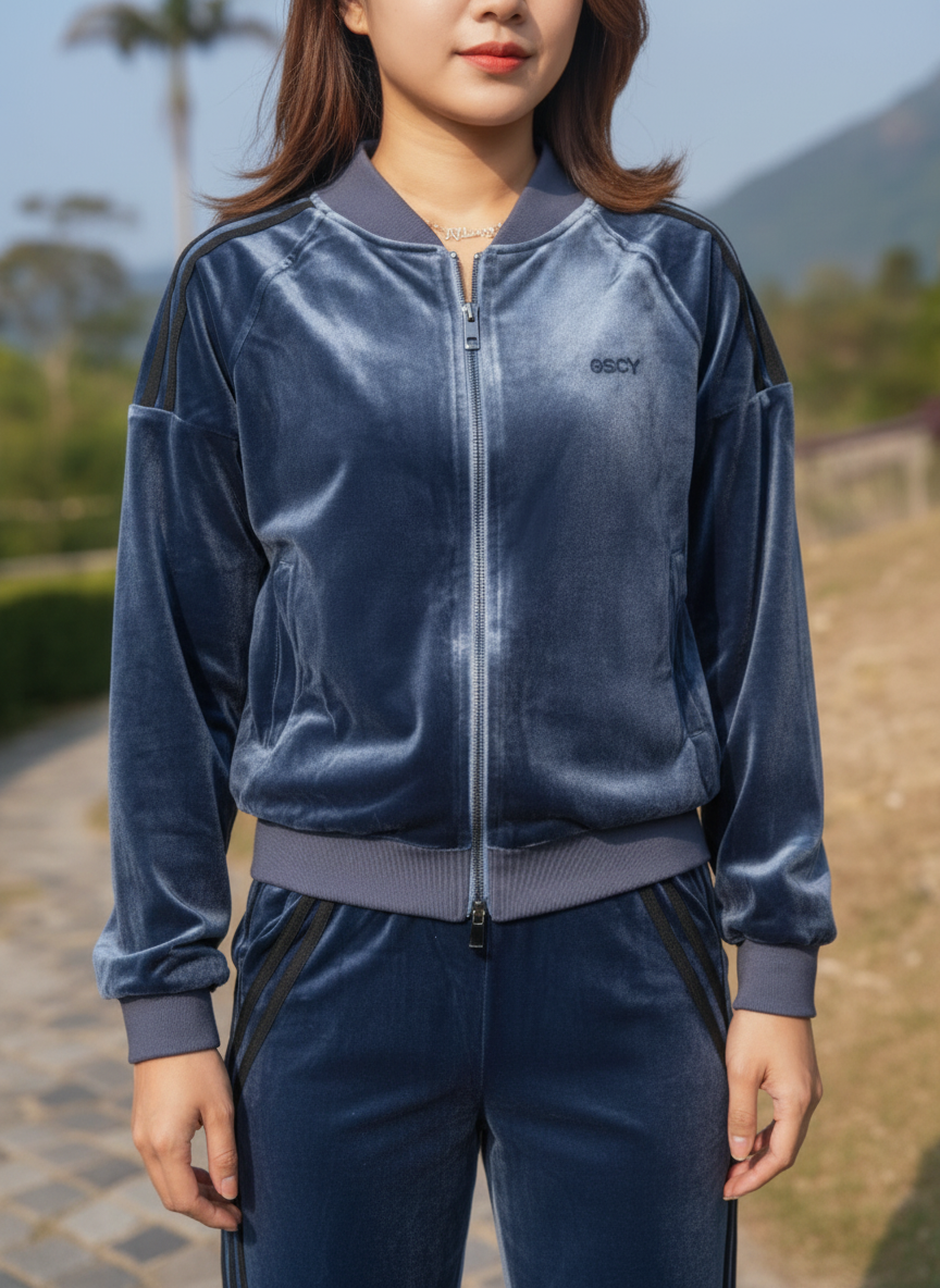 OSCY Velvet Luxe Blue Set