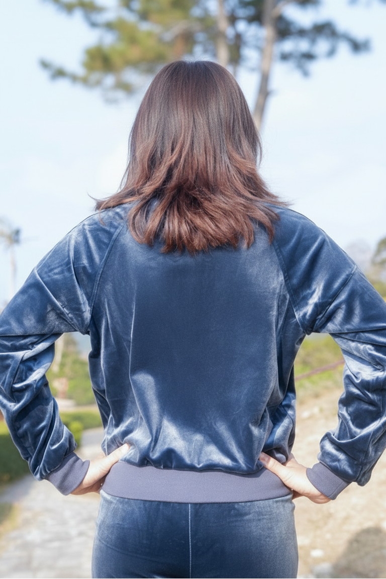 OSCY Velvet Luxe Blue Set